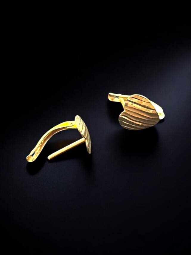 Kalpli Altın Küpe - 4