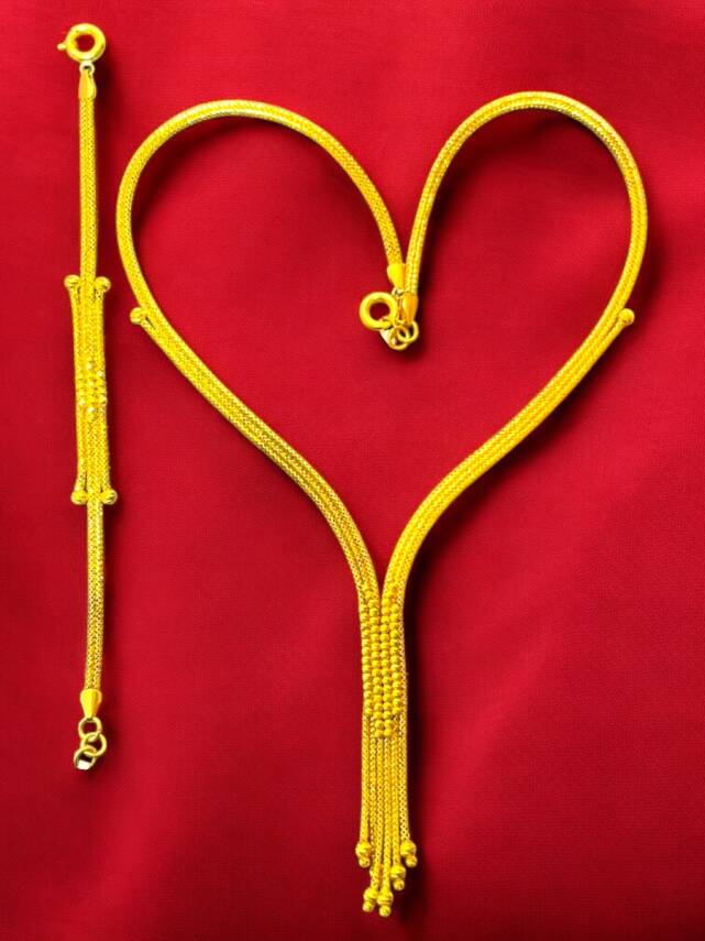 Kalze Altın Takı Seti - 5