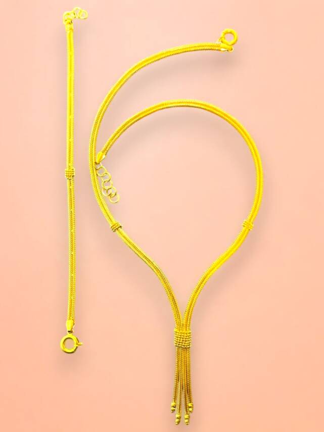 Kalze Altın Takı Seti - 2