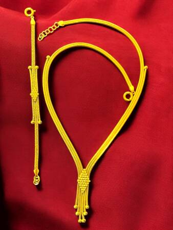 Kalze Altın Takı Seti - 7