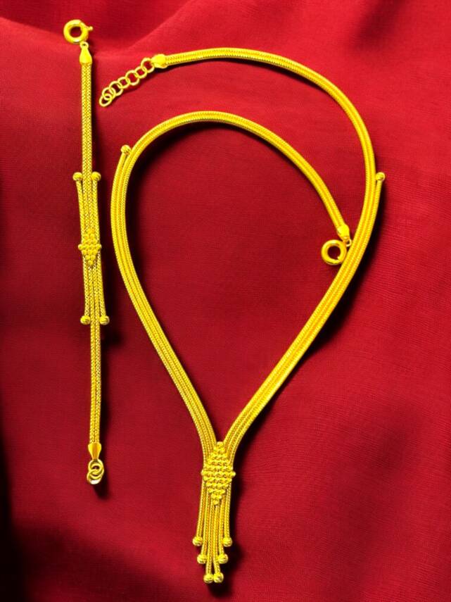 Kalze Altın Takı Seti - 7