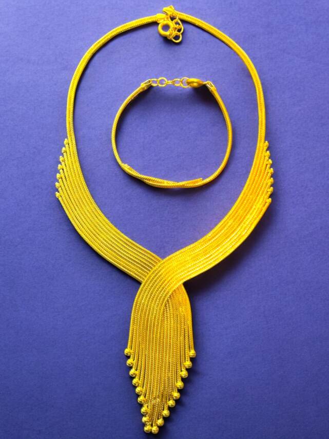 Kalze Altın Takı Seti - 3