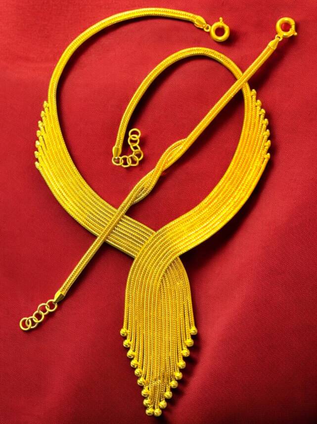 Kalze Altın Takı Seti - 5