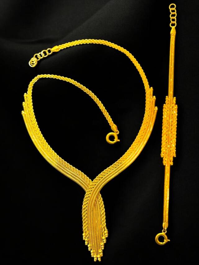 Kalze Altın Takı Seti - 3