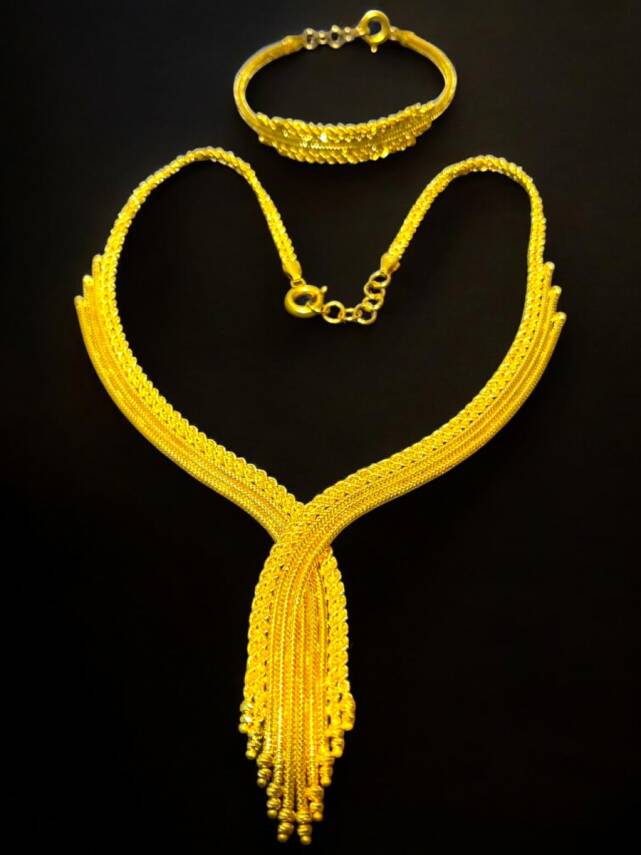 Kalze Altın Takı Seti - 10