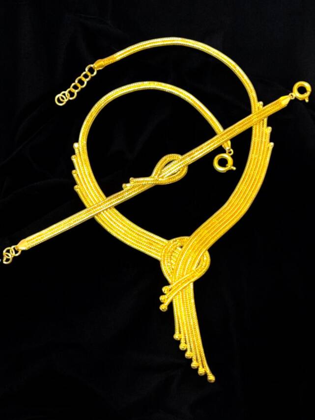 Kalze Altın Takı Seti - 3