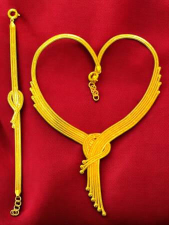 Kalze Altın Takı Seti - 8