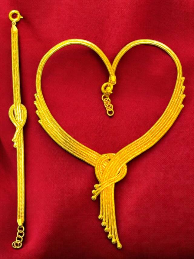 Kalze Altın Takı Seti - 8