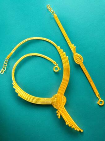 Kalze Altın Takı Seti - 6