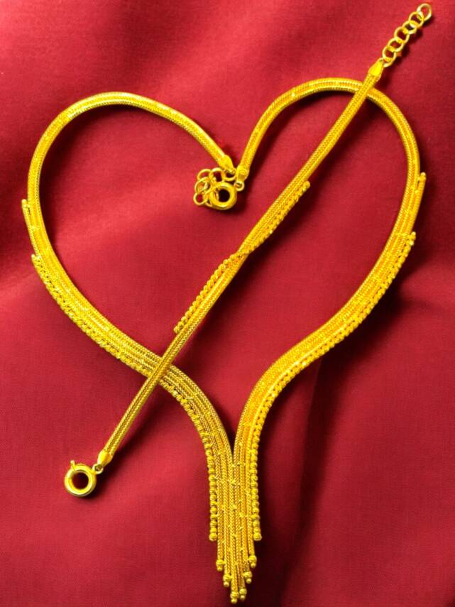 Kalze Altın Takı Seti - 7