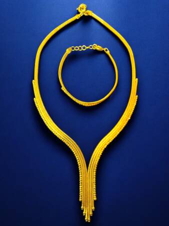 Kalze Altın Takı Seti - 9