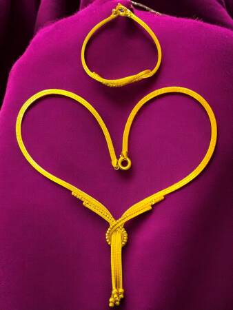 Kalze Altın Takı Seti - 4