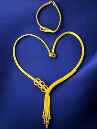 Kalze Altın Takı Seti - 4