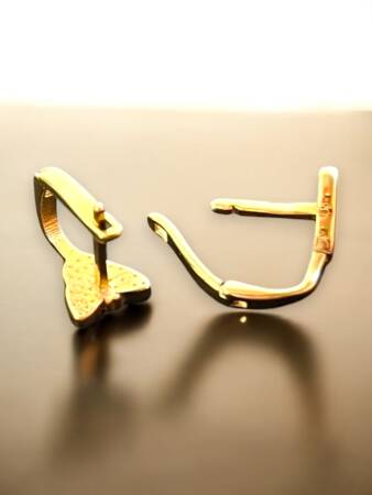 Kelebek Model Altın Çocuk Küpe - 7