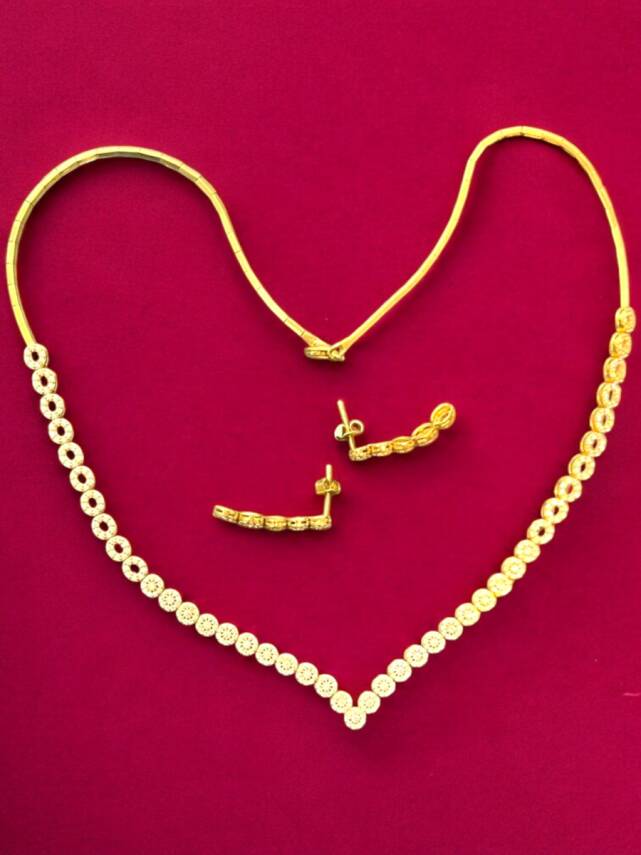 Taşlı Altın Set - 2