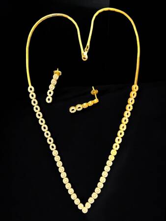 Taşlı Altın Set - 4