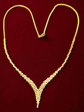 Taşlı Altın Takı Seti - 3