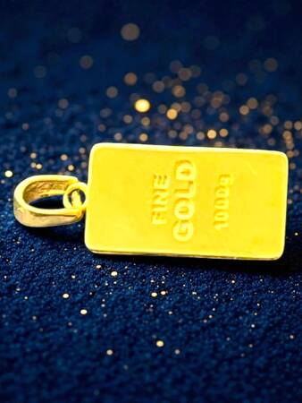 Külçe Altın Kolye ucu - 