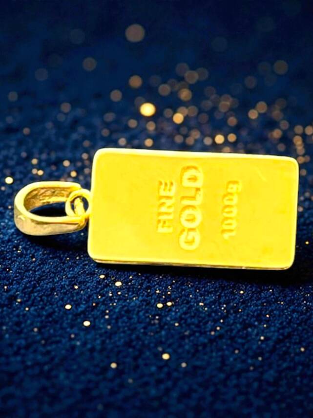 Külçe Altın Kolye ucu - 1