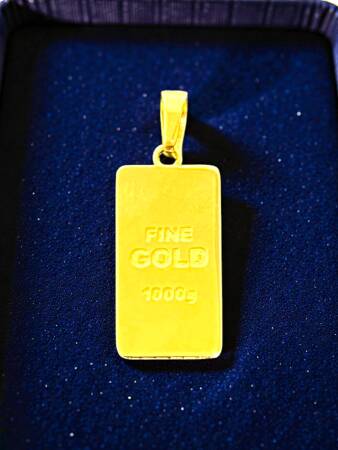 Külçe Altın Kolye ucu - 5