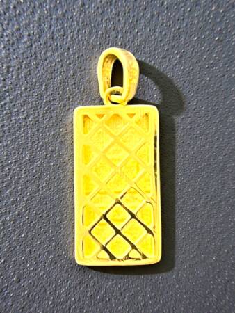 Külçe Altın Kolye ucu - 3