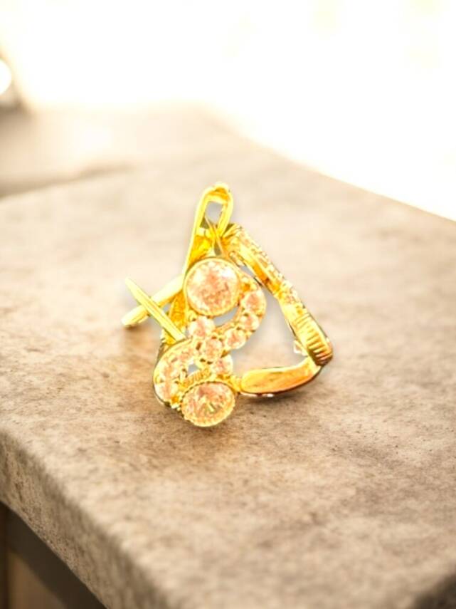 Taşlı Sonsuzluk Model Altın Çocuk Küpe - 8